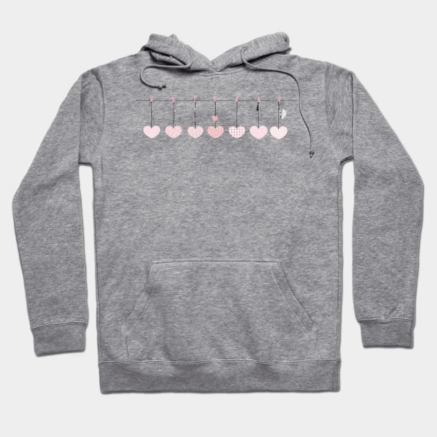 It's a girl hanging pink hearts Hoodie by GULSENGUNEL